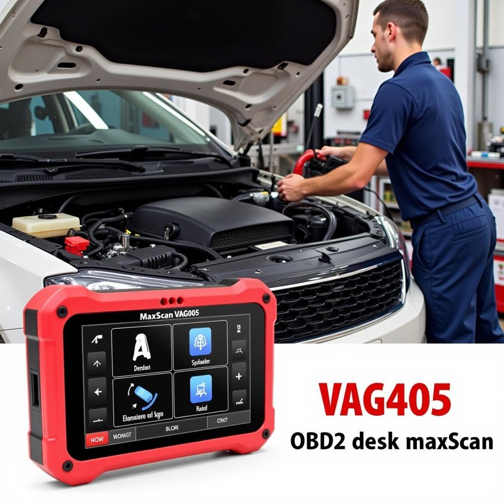 MaxScan VAG405 Diagnosing Car Issues