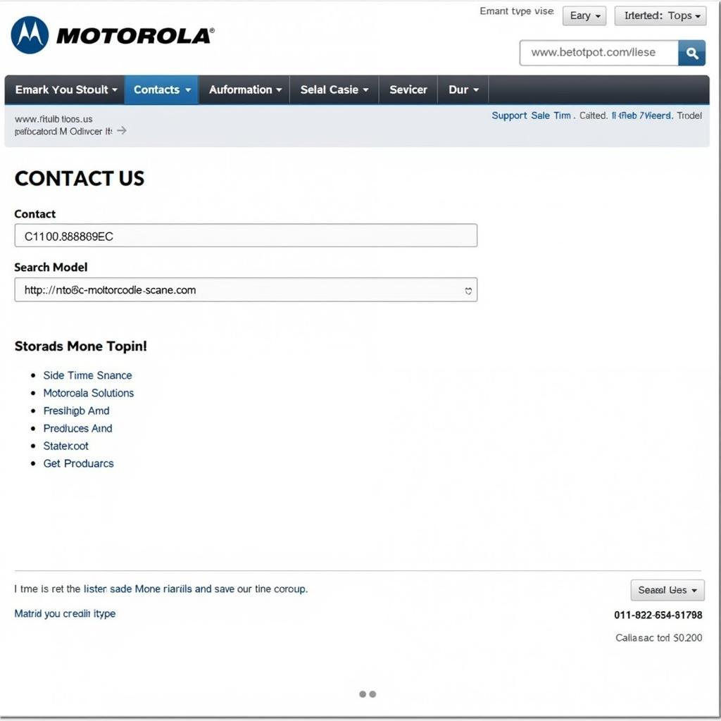 Motorola Barcode Scanner Support Website