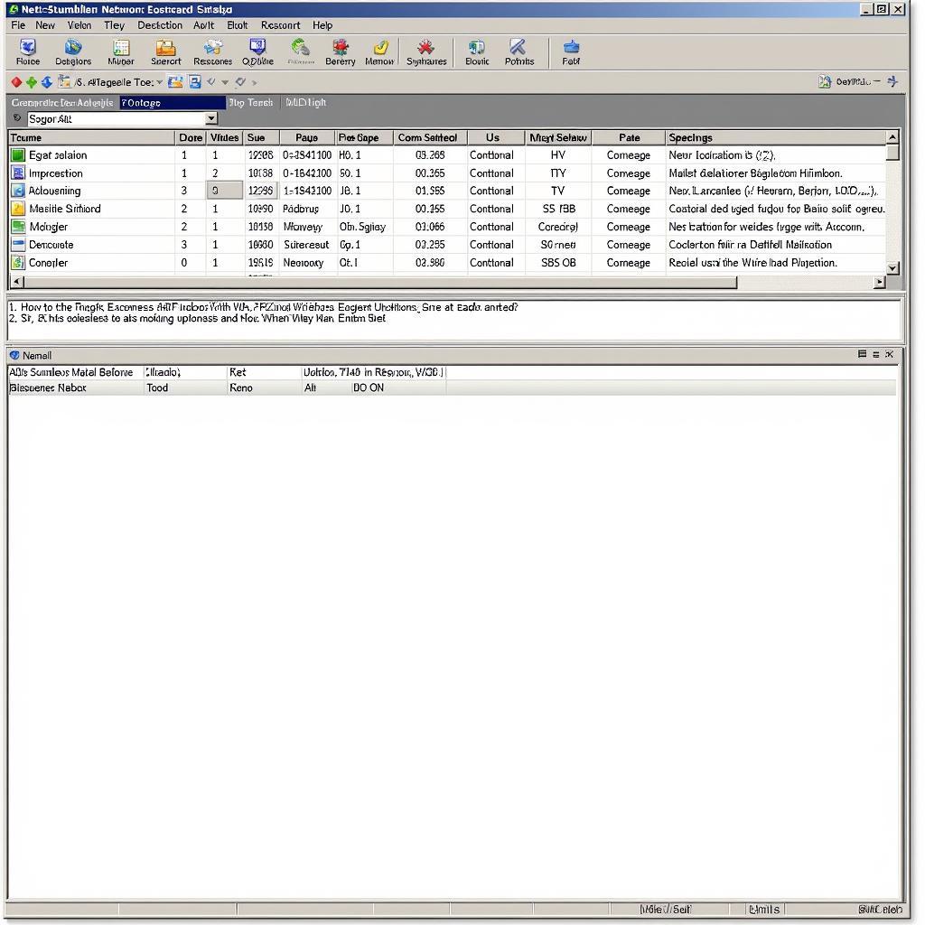 NetStumbler Legacy Software Screenshot