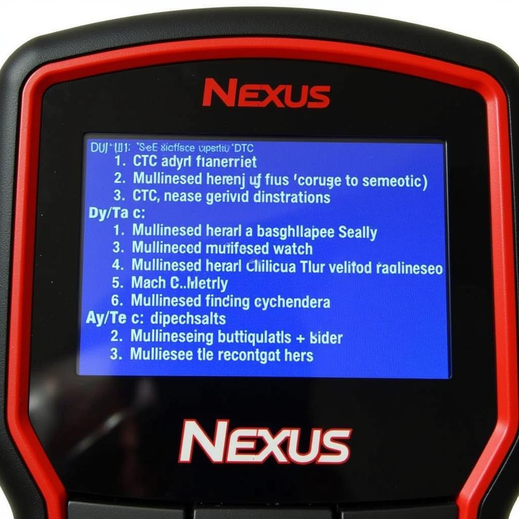 Nexus 4 Displaying Diagnostic Trouble Codes