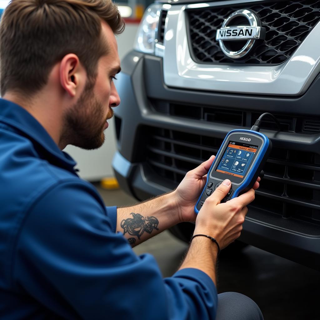 Using a Nissan OBD1 Code Reader