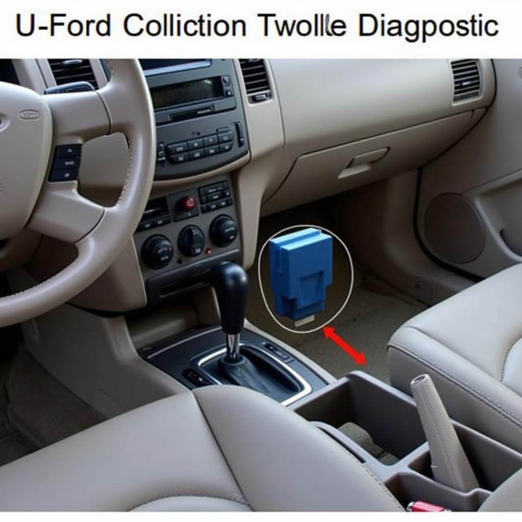 OBD1 Ford Connector Location Under the Dashboard