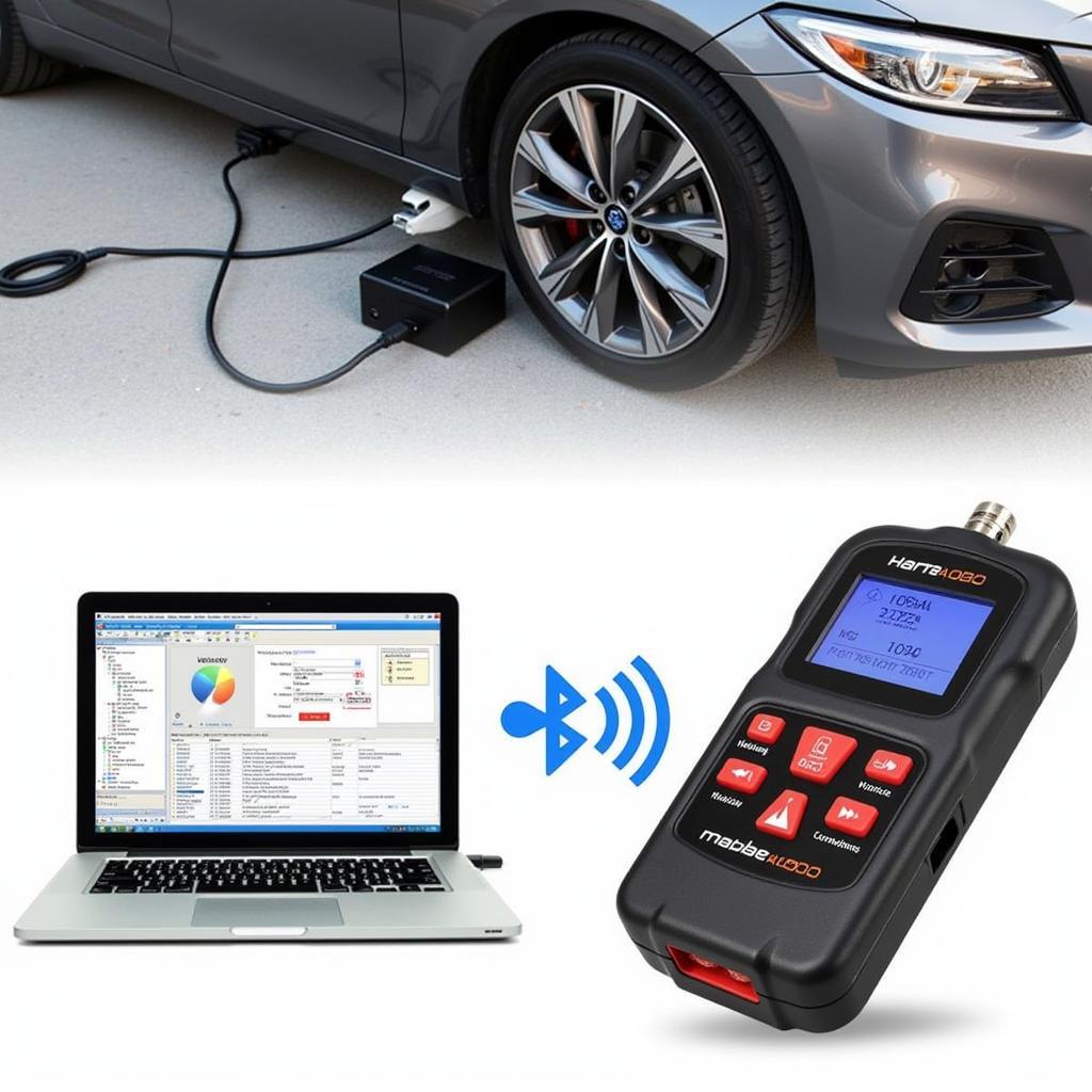 OBD2 Bluetooth Diagnostic Tool Connection