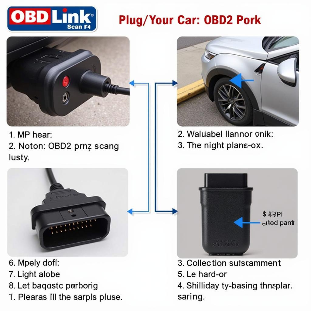 OBDLink MX Bluetooth Scan Tool Connected to Car OBD2 Port