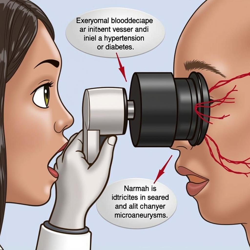 Ophthalmoscope Exam Revealing Systemic Disease