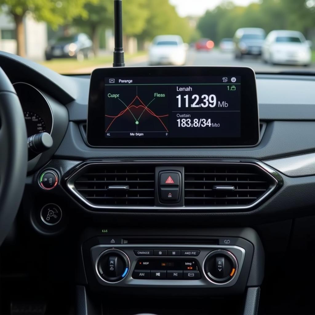 Police Scanner Integrated into Car Dashboard