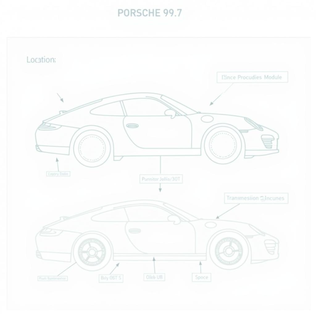 Porsche 997.2 Control Module Locations Diagram