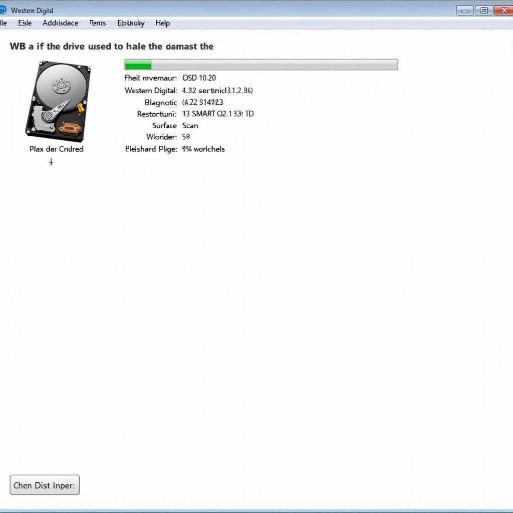 Running a Western Digital Hard Drive Diagnostic Test