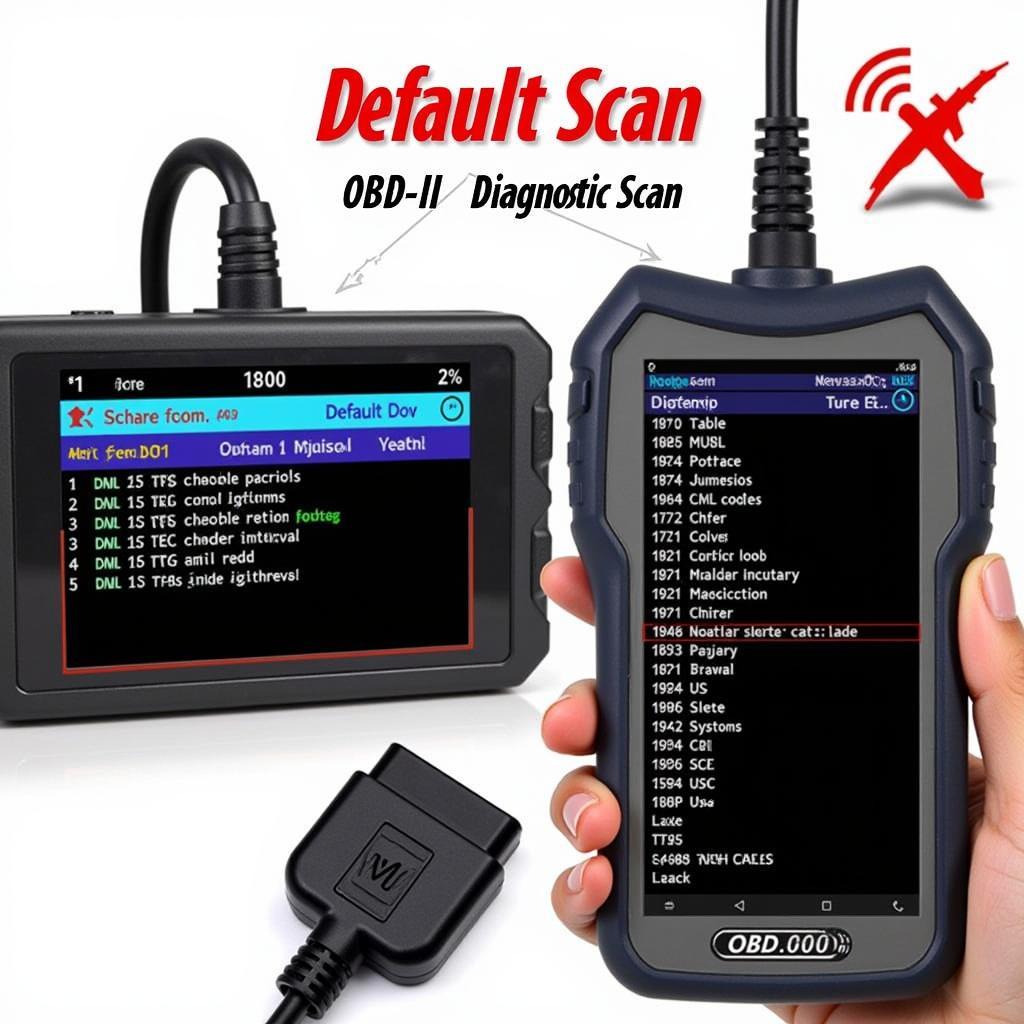 Scan Tool Performing Default Scan