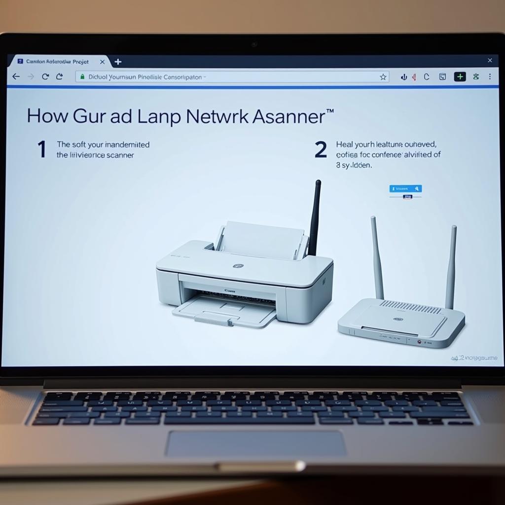 Setting up Canon Network Scanner