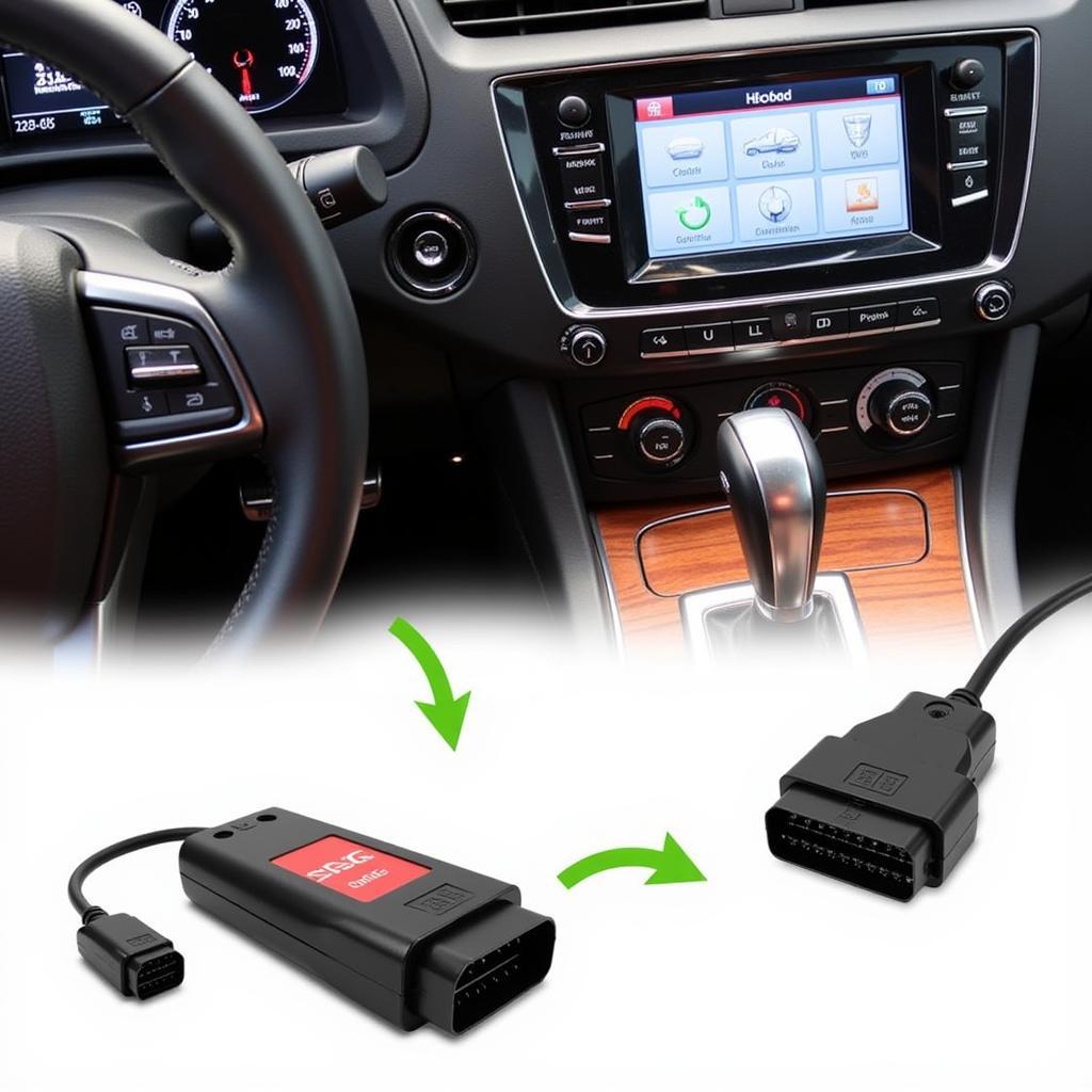 Connecting SG Scan Tool to OBD Port