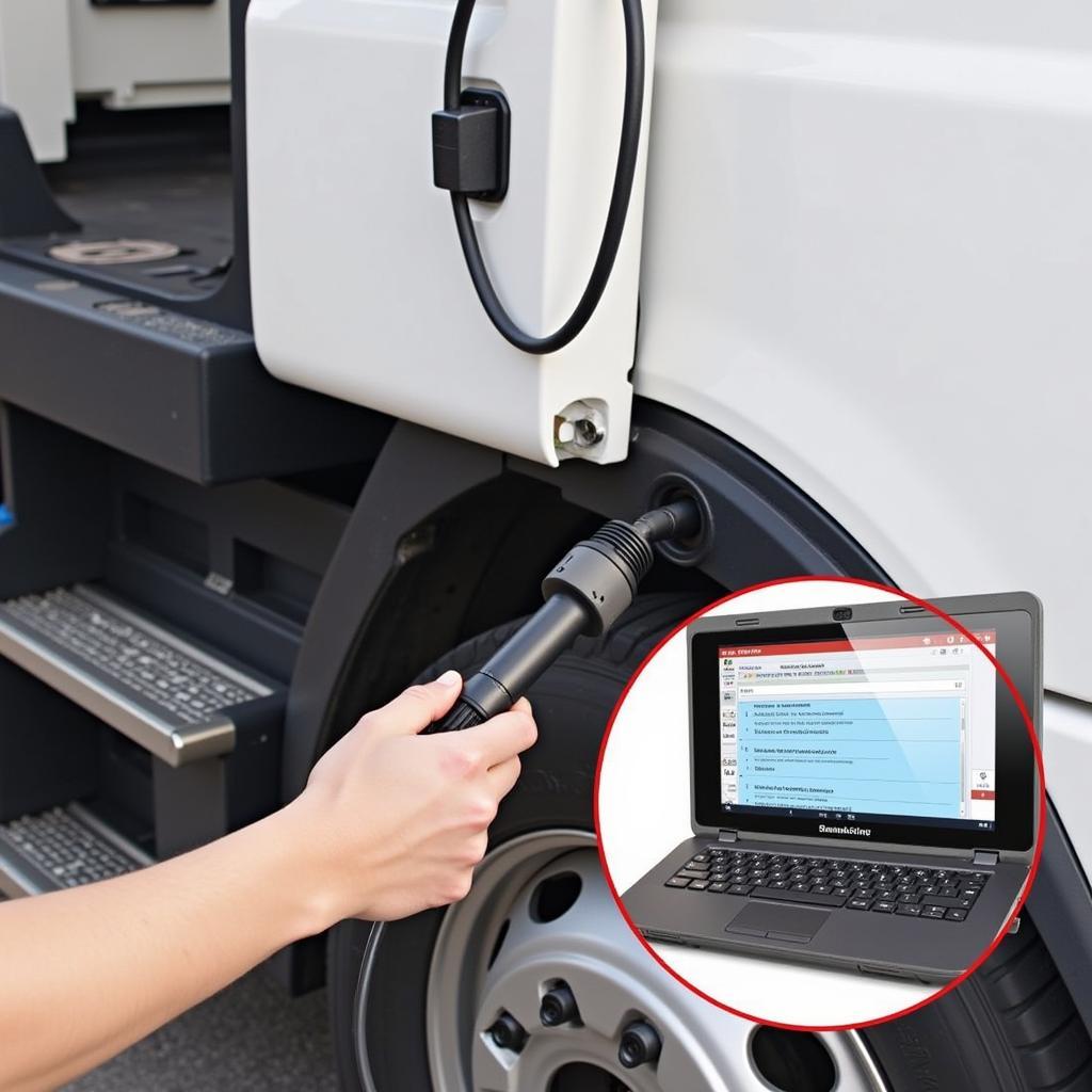 Simatic Diagnostics Tool SDT Connected to Vehicle