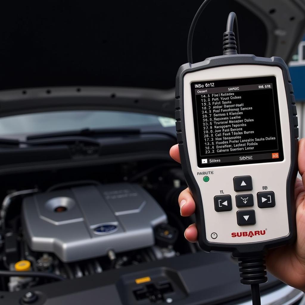 Subaru Diagnostic Tool Reading Fault Codes