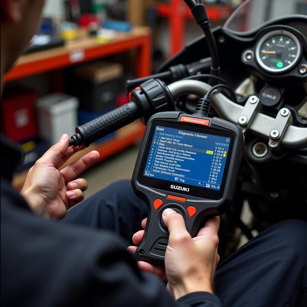 Suzuki Motorcycle Diagnostics with a Scan Tool