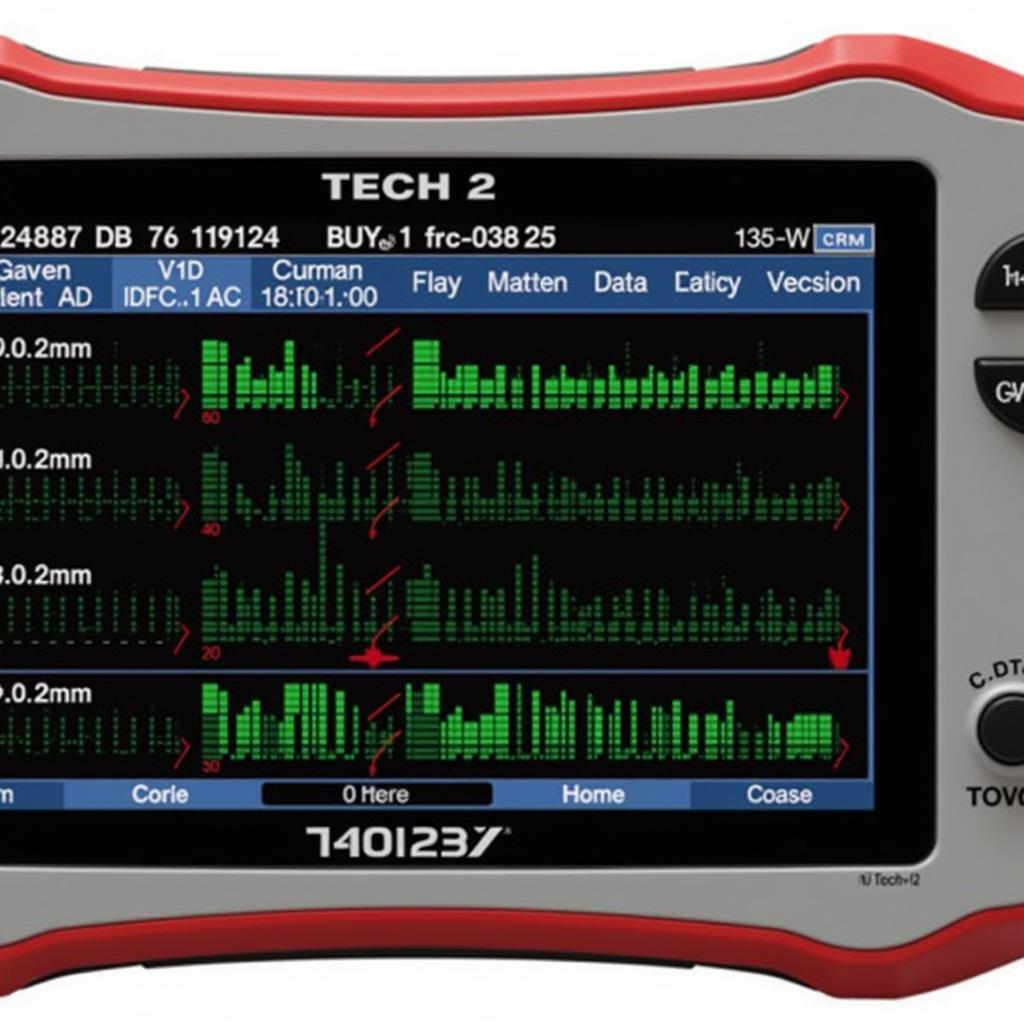 Tech 2 Scan Tool Recording Data on Chrysler