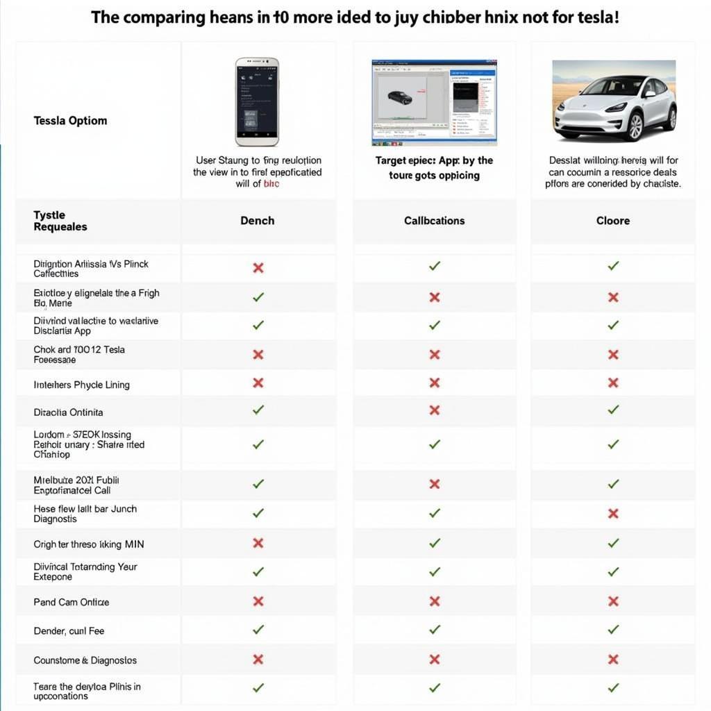 Tesla Diagnostic Tool Comparison