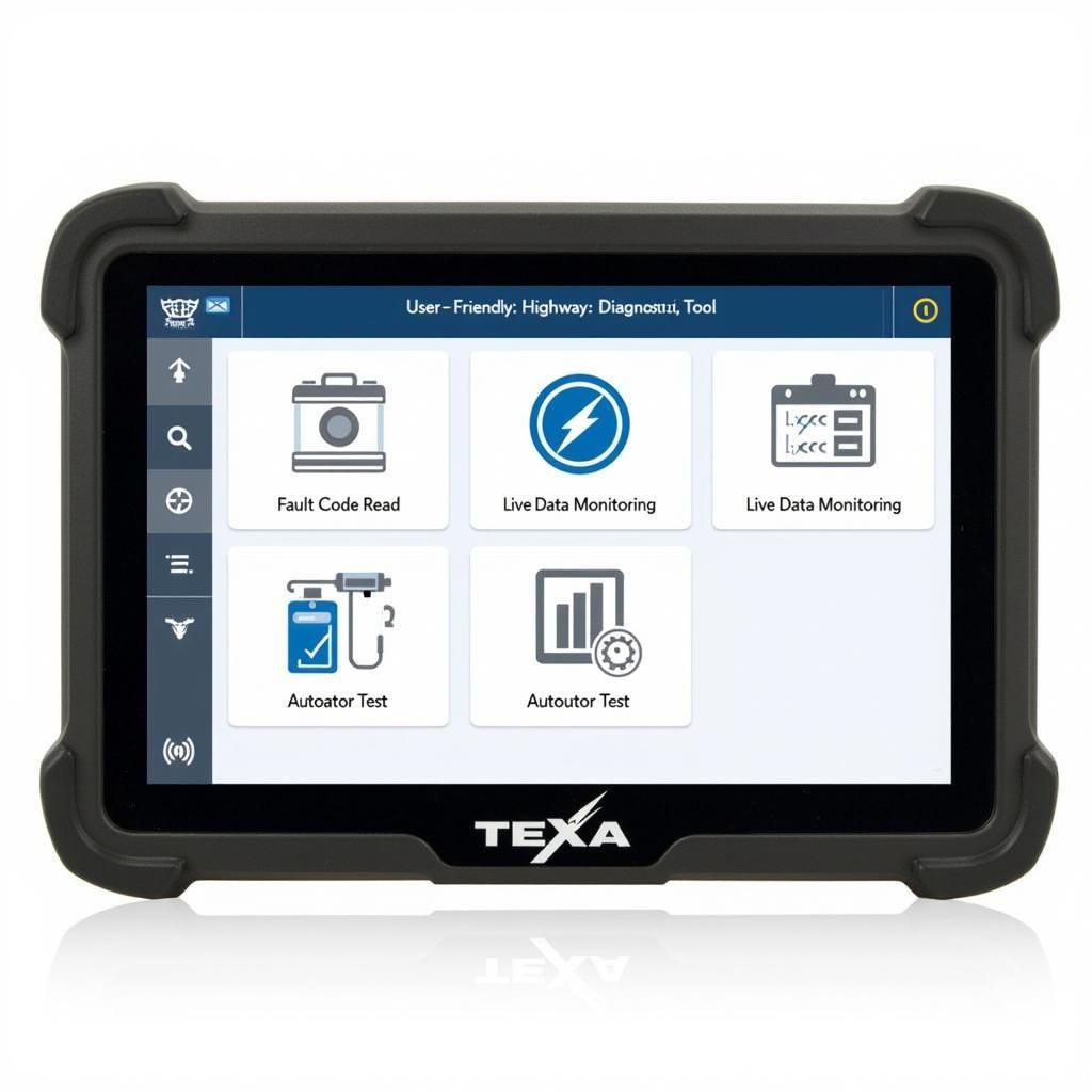 Texa Off-Highway Diagnostic Tool Interface