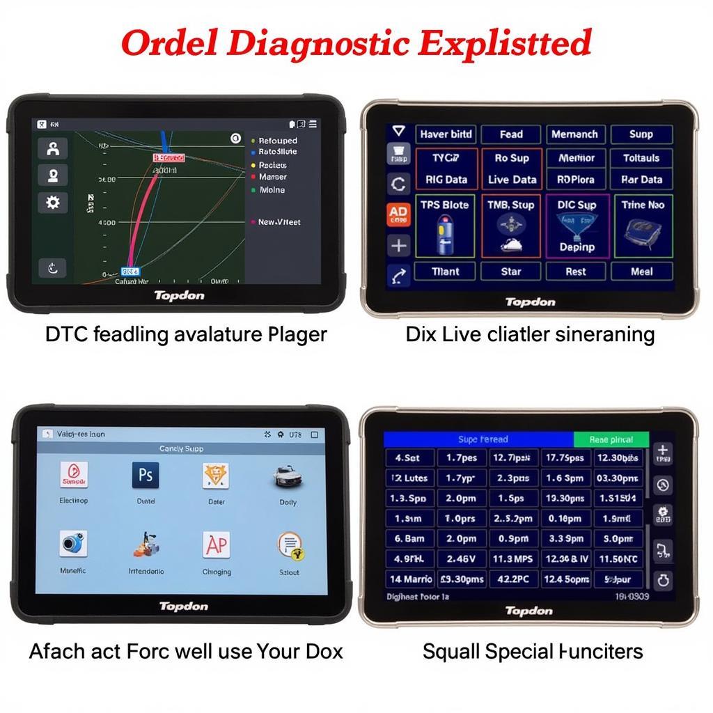 Topdon Scan Tool Diagnostic Features