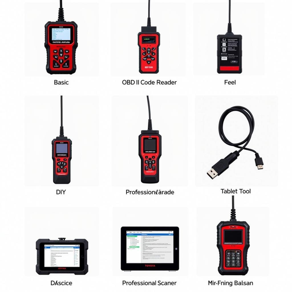 Types of Toyota Diagnostic Tools