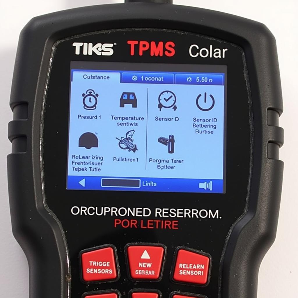 TPMS Diagnostic Tool Functions