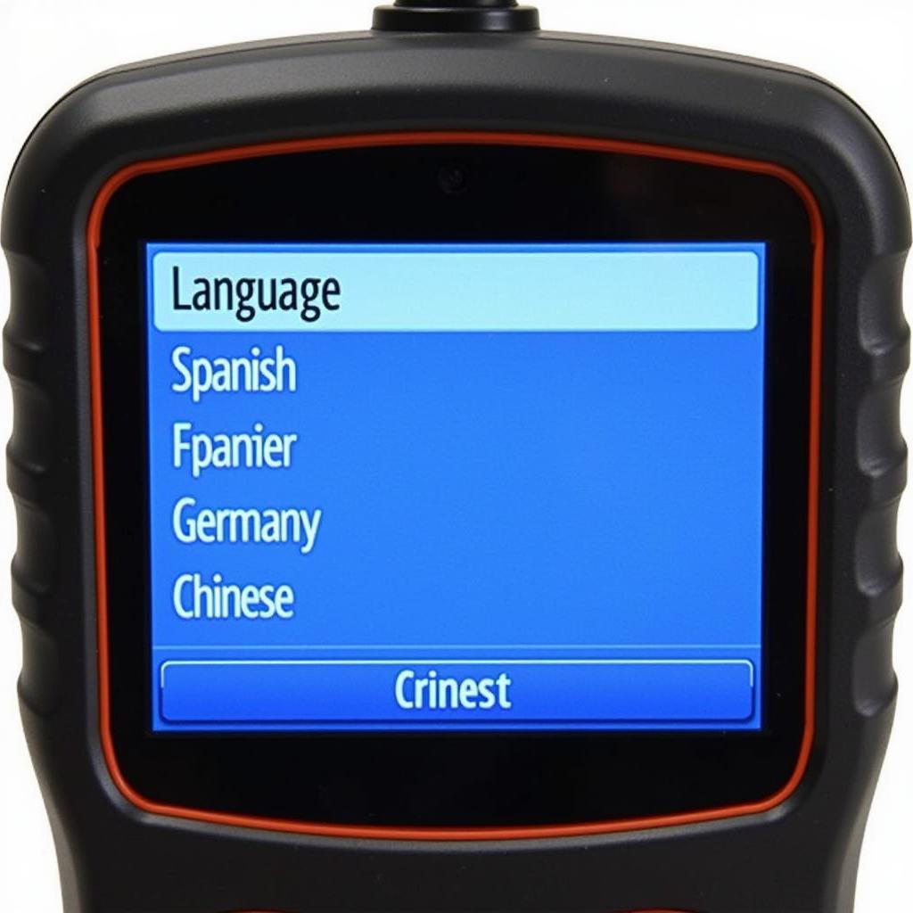 Trilingual OBD2 Scanner Different Language Options