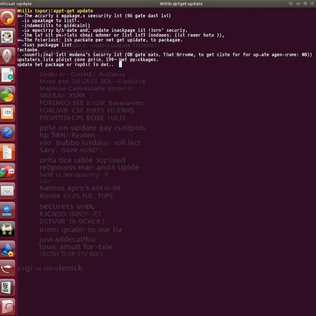 Ubuntu apt-get update command for security updates