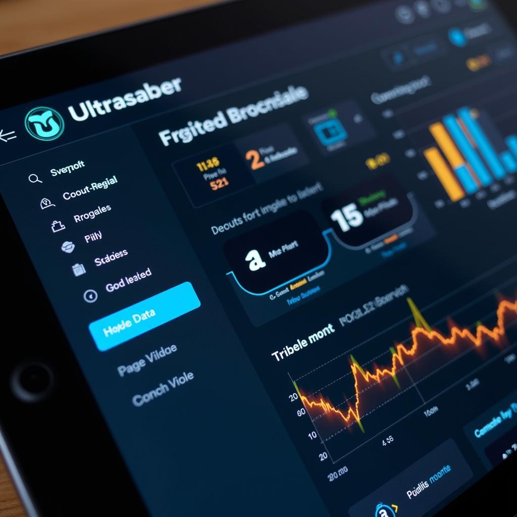 Ultrasaber Diagnostics Tool Interface