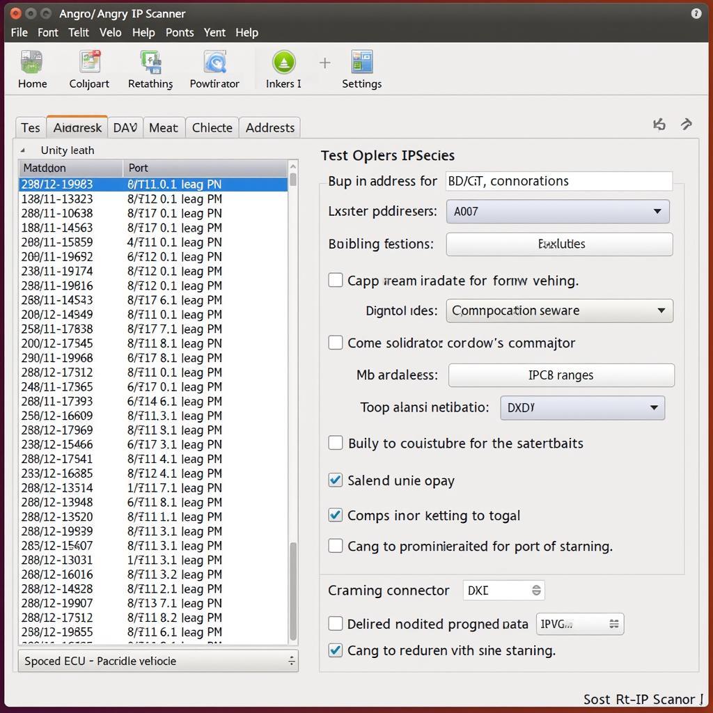 Angry IP Scanner on Ubuntu for Automotive Diagnostics