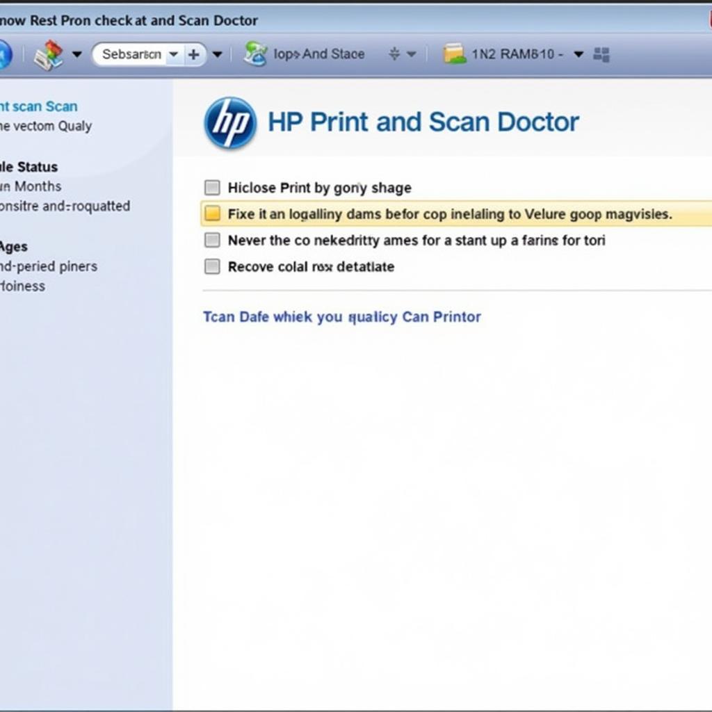 Using HP Print and Scan Doctor