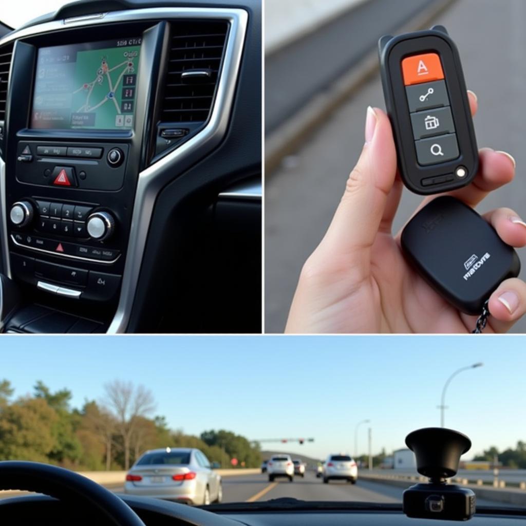 Vehicle Safety Features: GPS Tracking, Remote Keyless Entry, and Dashcam