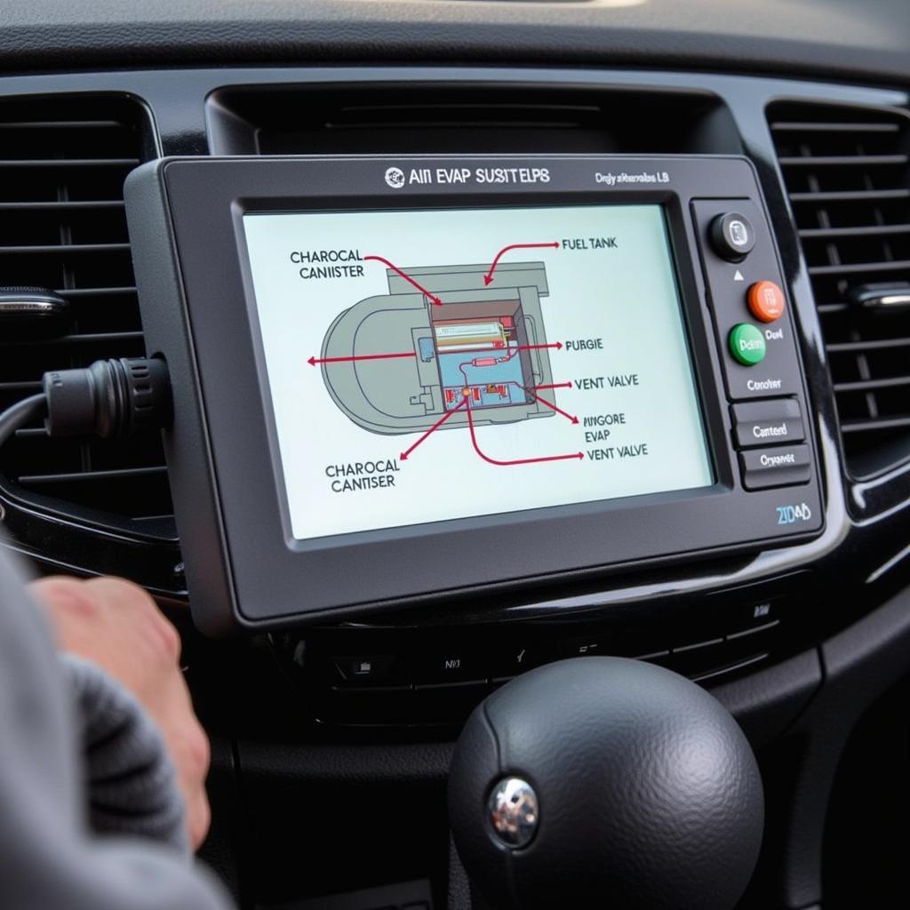 Vehicle Scan Tool EVAP System Diagram