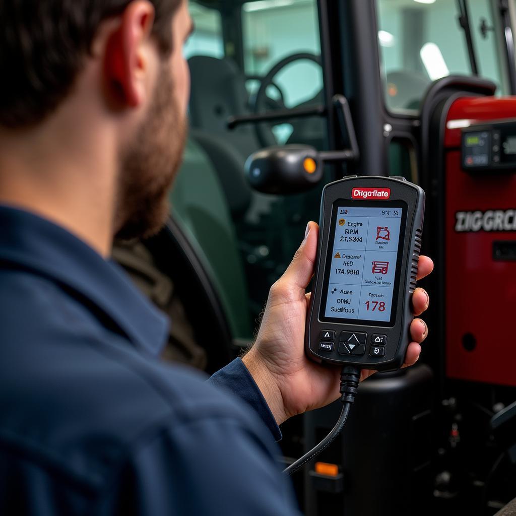 Versatile Tractor Diagnostic Tool in Action