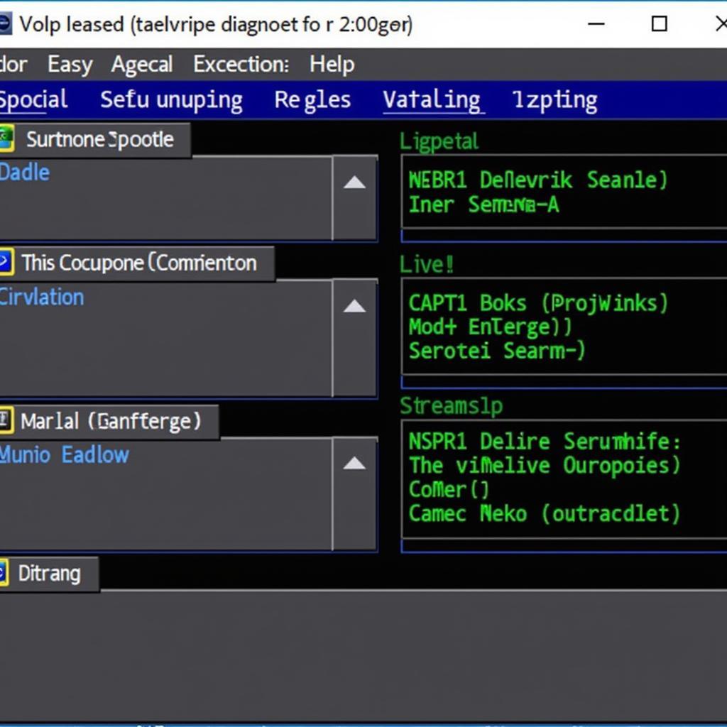 Volvo VOCOM Software Interface