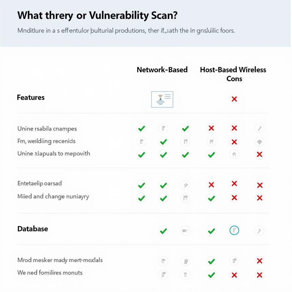 Comparing Different Vulnerability Scan Types