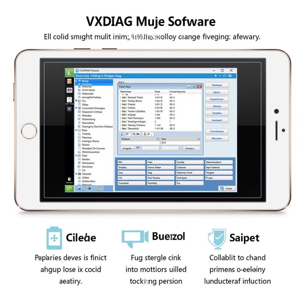 VXDIAG Multi Diag Interface Software Screenshot