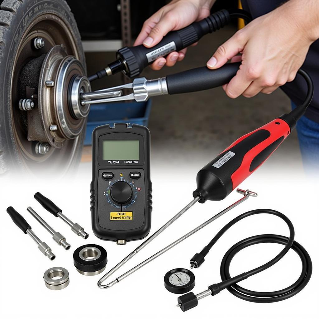 Wheel Bearing Diagnostic Tool Kit in Action