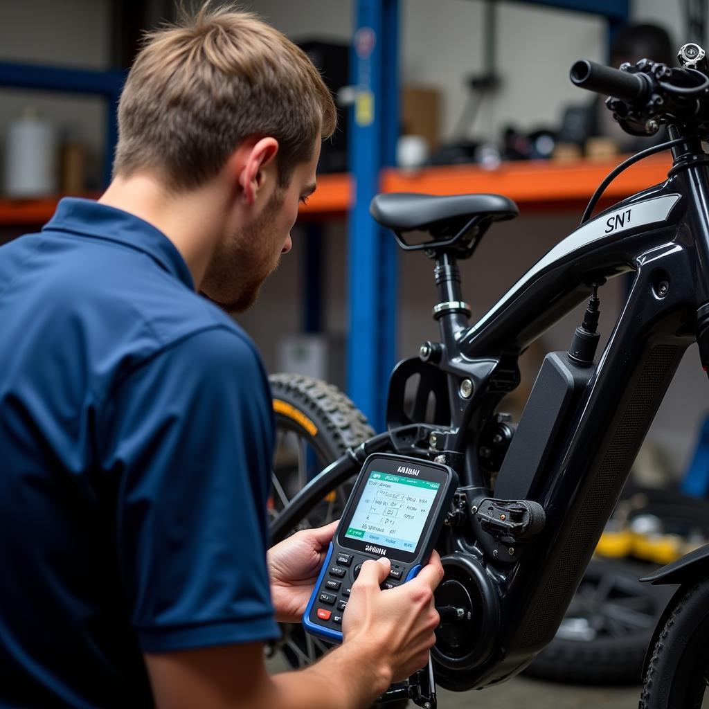 Yamaha Diagnostic Tool Ebike In Action