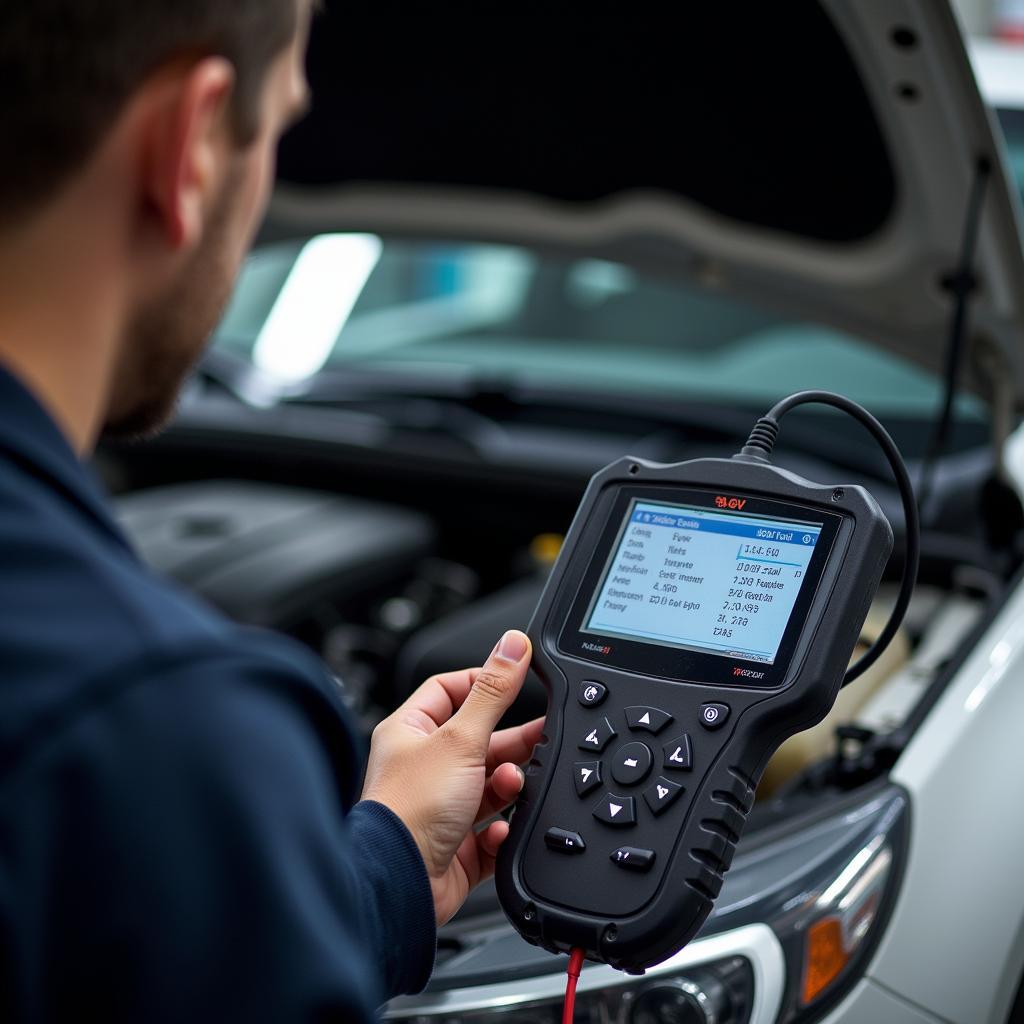 Automotive Diagnostic Tools in Use