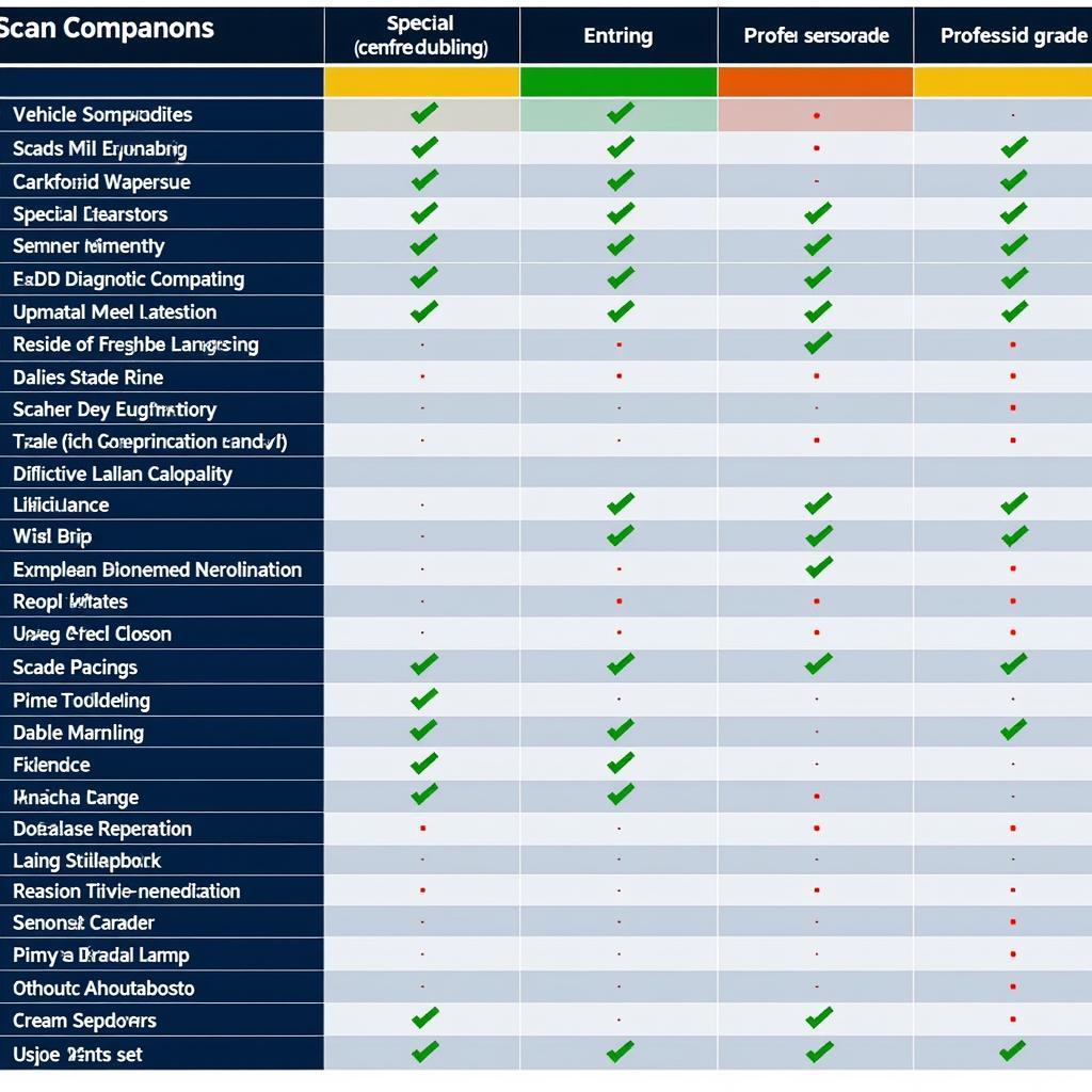 Best Automotive Scan Tool Software Comparison Table