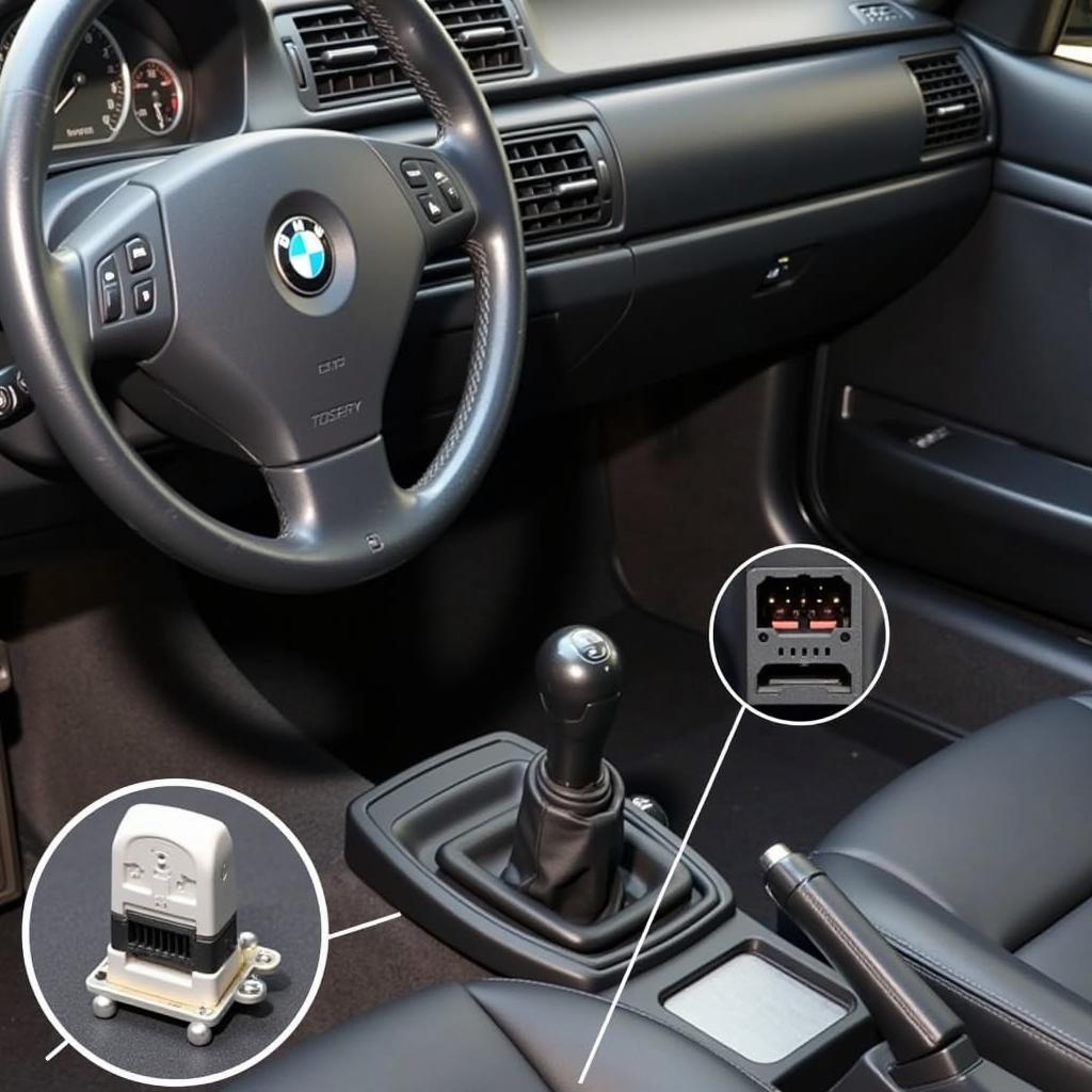 BMW E31 OBD1 Connector Location