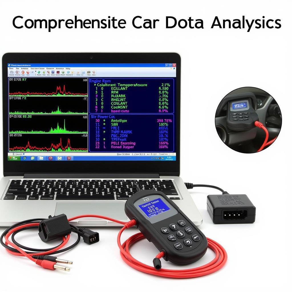 Car Diagnostic Software on Laptop