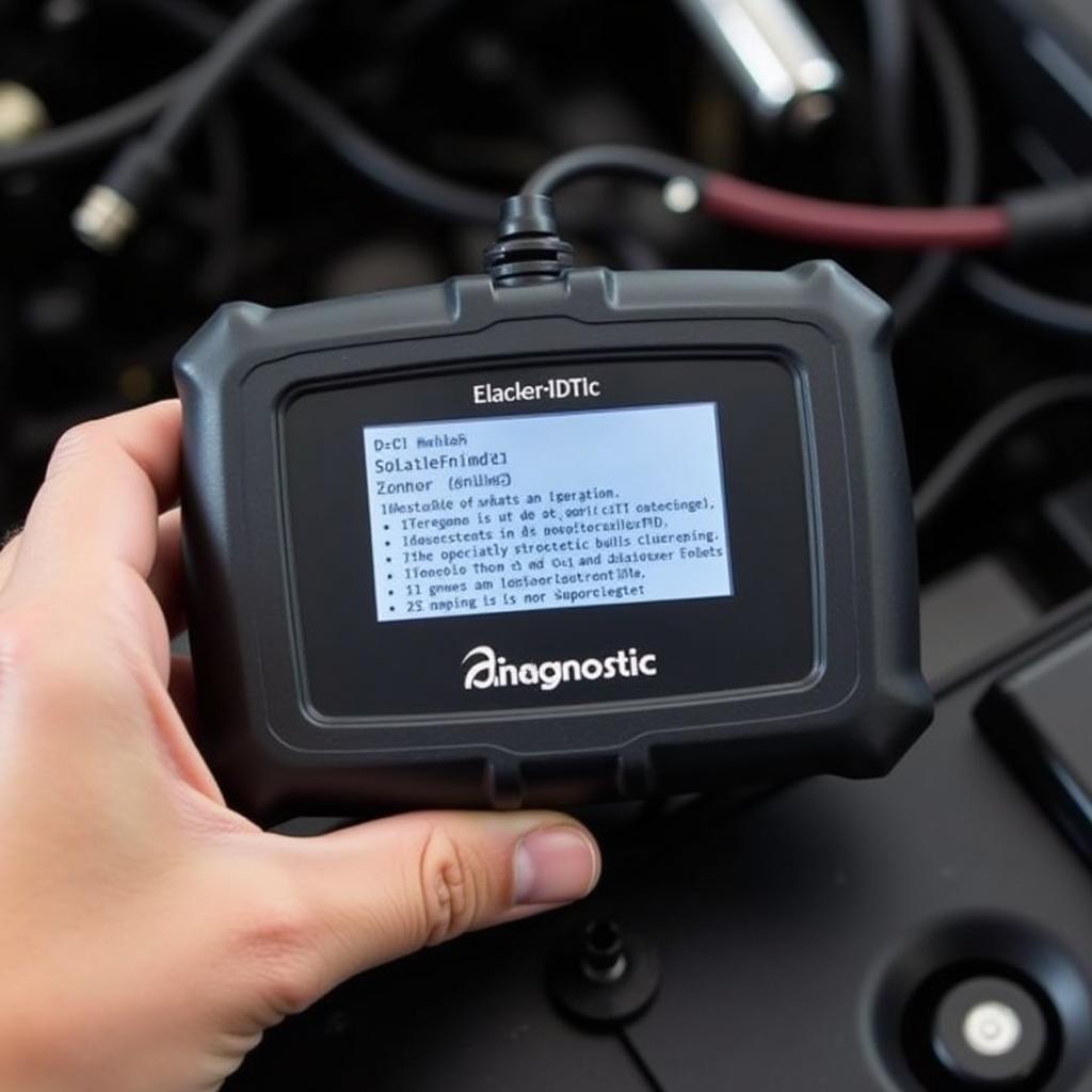 Car Diagnostic Tool Reading Codes