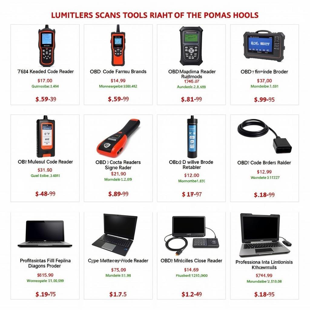 Different Types of Car Scan Tools and Their Prices