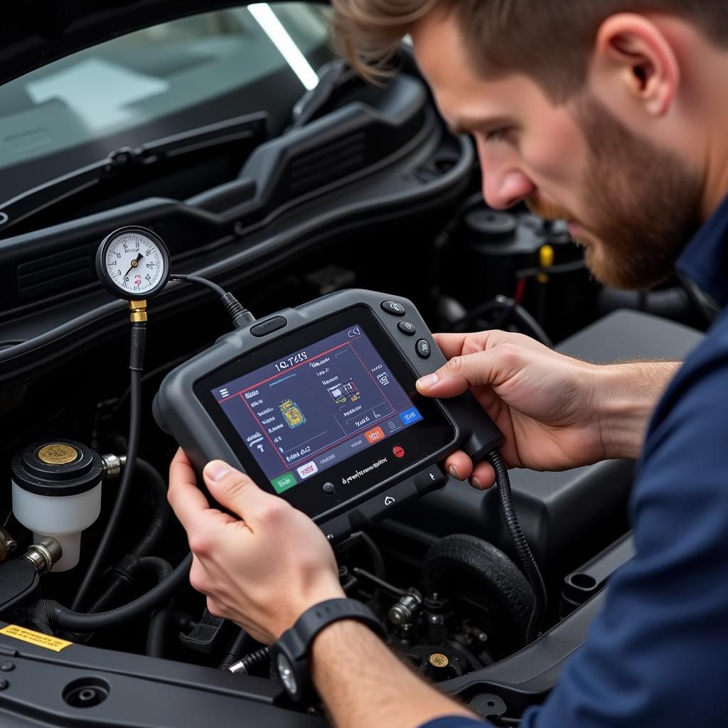 Checking Fuel Pressure with a Scan Tool