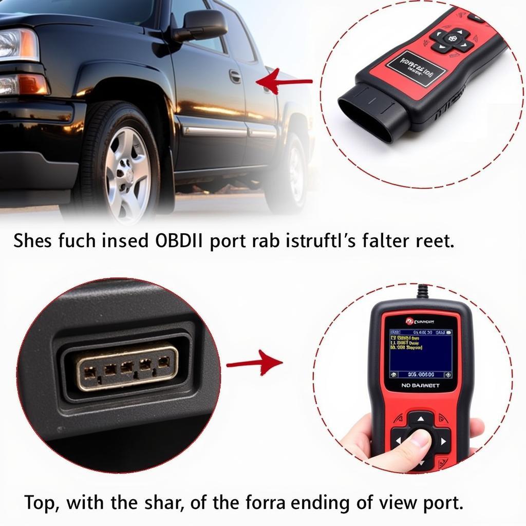 Connecting a Scan Tool to a Chevrolet OBDII Port