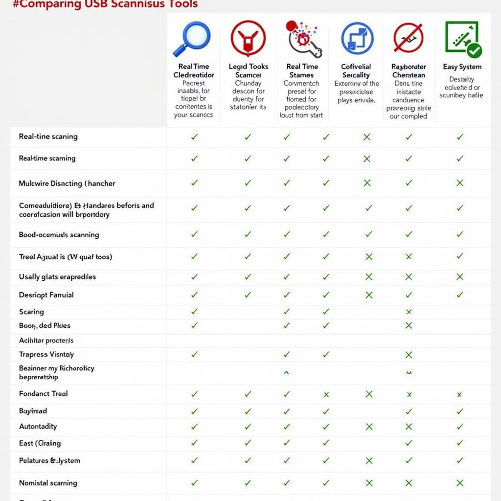 Comparing Different USB Scanning Tools