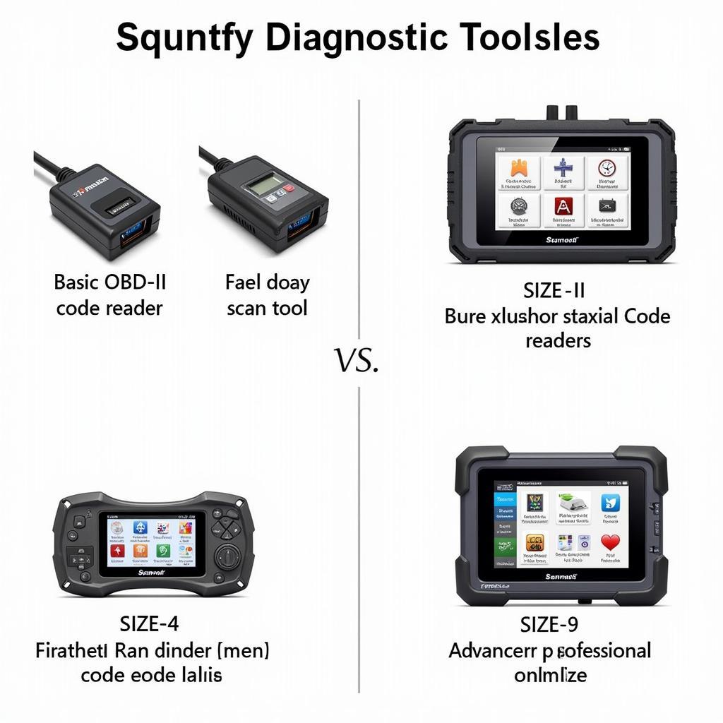 Variety of Diagnostic Tools