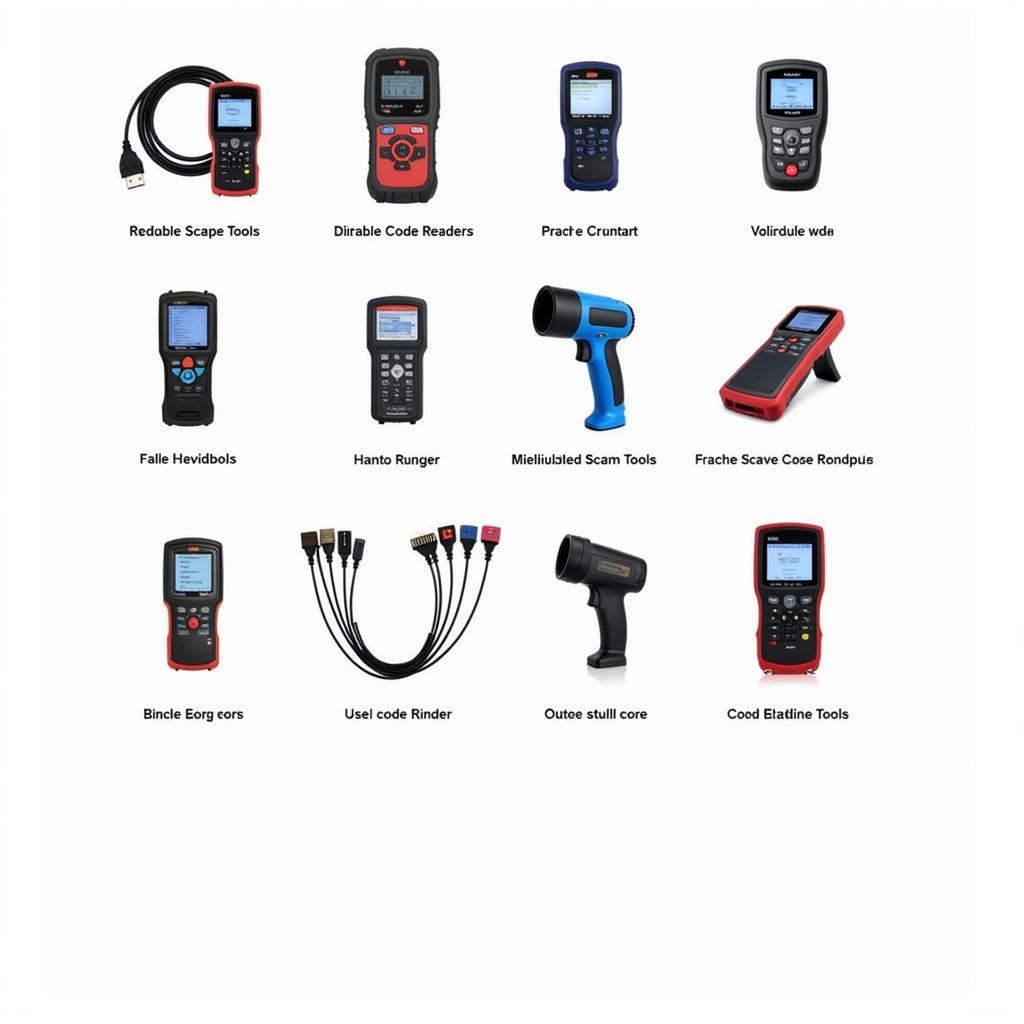 Various Code Readers and Scan Tools