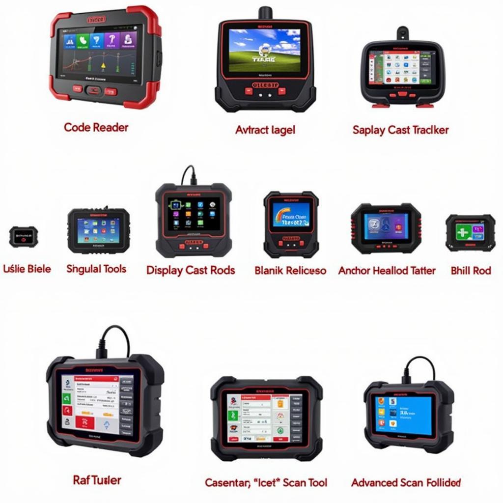 Various Pro Scan Diagnostic Tools