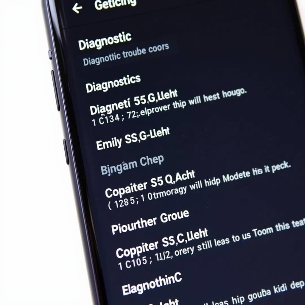 Galaxy S9 Plus Showing Diagnostic Trouble Codes